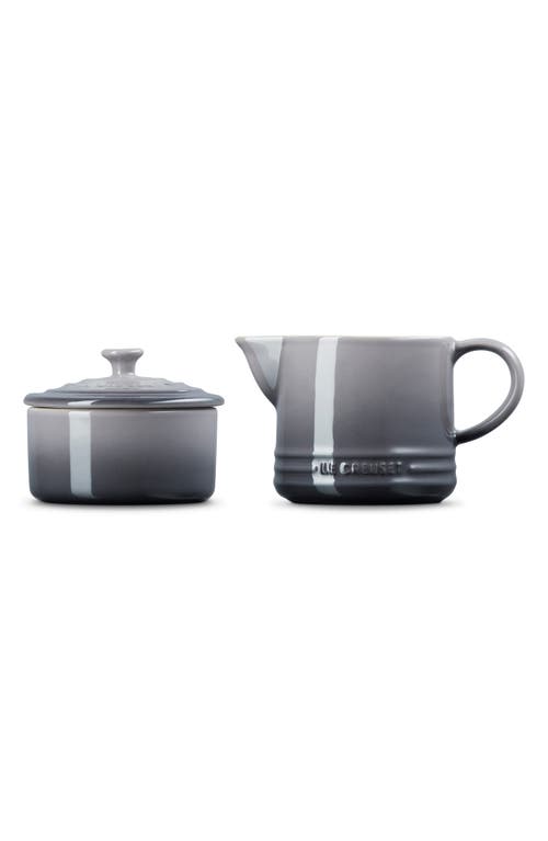 Le Creuset Stoneware Cream & Sugar Set In Oyster