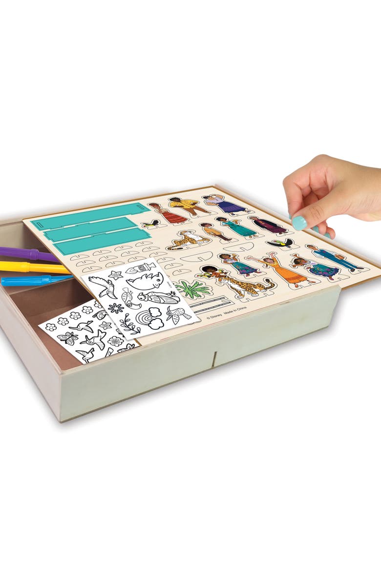 Disney Encanto Wood Casita Activity, Building & Decorating Set, Alternate, color, Multicolored