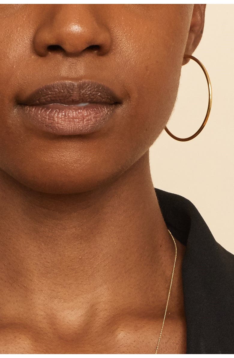 Oradina 14K White Gold Everything Large Hoop Earrings, Alternate, color, White Gold