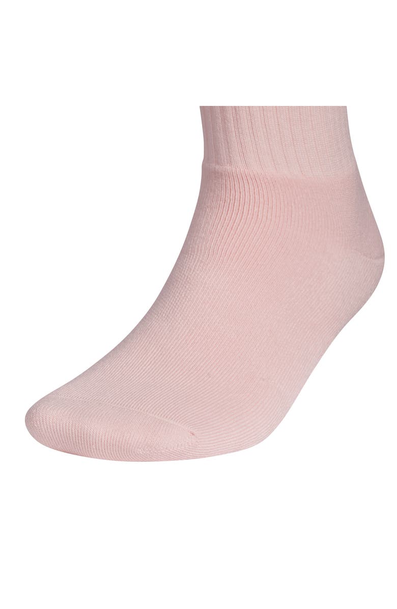 adidas Gender Inclusive Originals Assorted 6-Pack Quarter Socks, Alternate, color, Sandy Pink/ Indigo/ Khaki