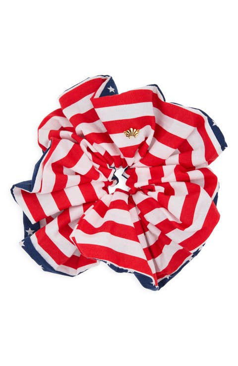 Rommy Stars & Stripes Cotton Scrunchie