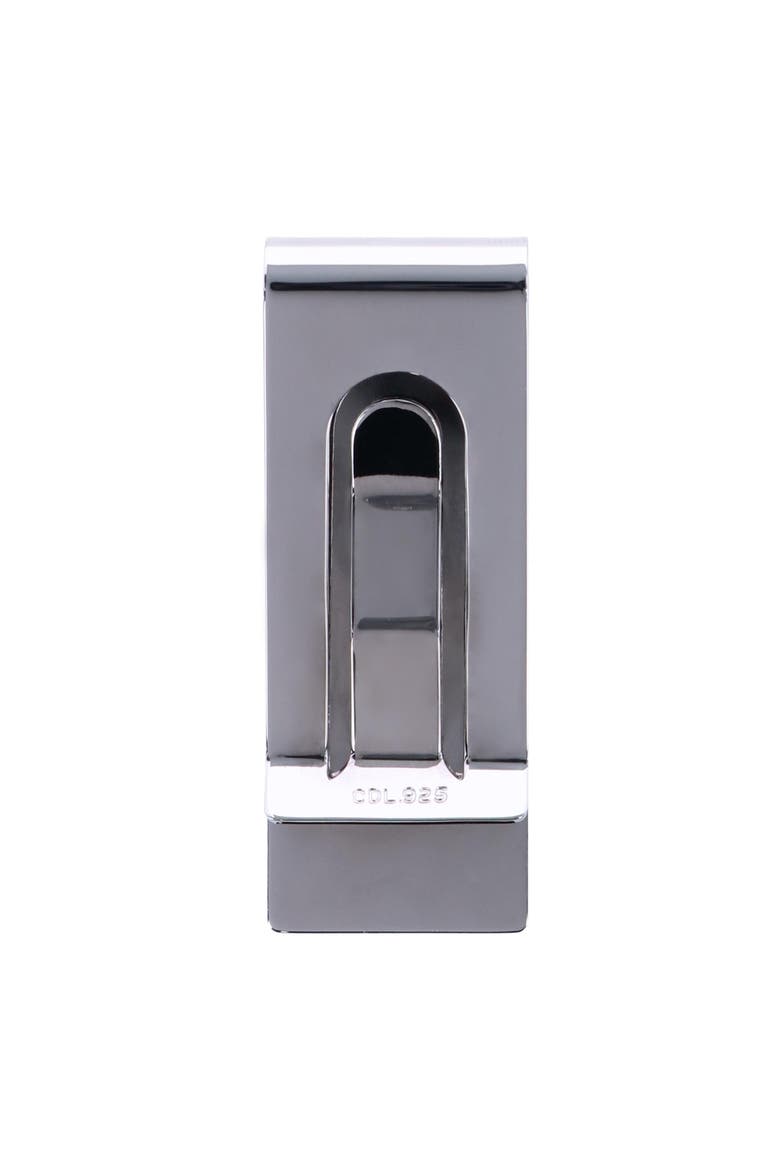 Edward 19MM Sterling Silver Plain Polished Money Clip, Alternate, color, Sterling Silver