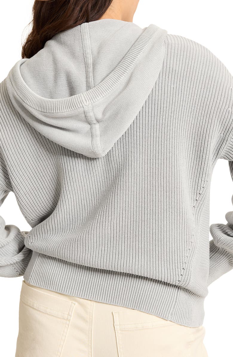 Tommy Bahama Indigo Palms Salt Wash Cotton Sweater Hoodie, Alternate, color, 