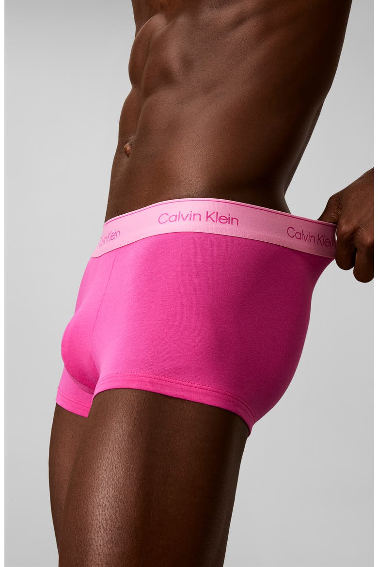 Assorted 5-Pack Pride Low Rise Cotton Trunks, Alternate, color, GRN/ORNG/GOLDEN/BLUE/ORCHID