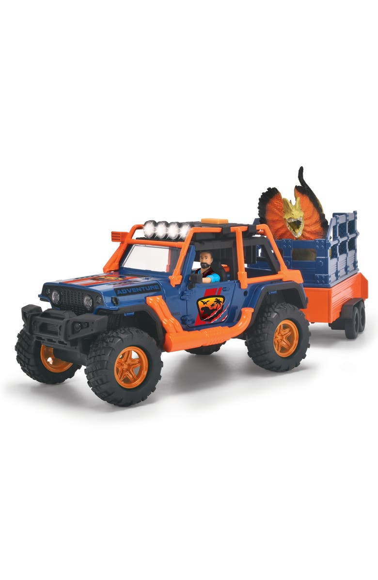 Dickie Toys Dino Commander Light & Sound Kids Playset, Ages 3+, Alternate, color, Multicolored