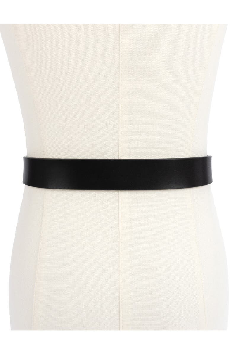 Kurt Geiger London Shoreditch Leather Belt, Alternate, color, 
