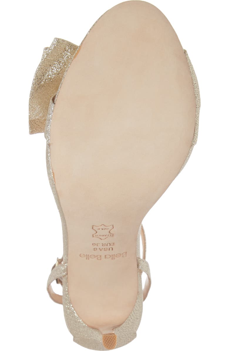 Bella Belle Aubrey Bow Ankle Strap Sandal, Alternate, color,