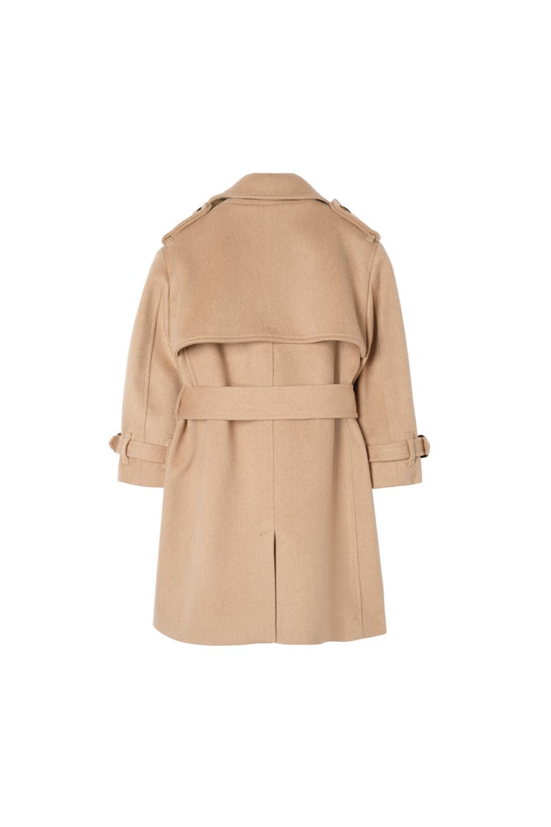 Cashmere Blend Trench Coat, Alternate, color, Camel brown