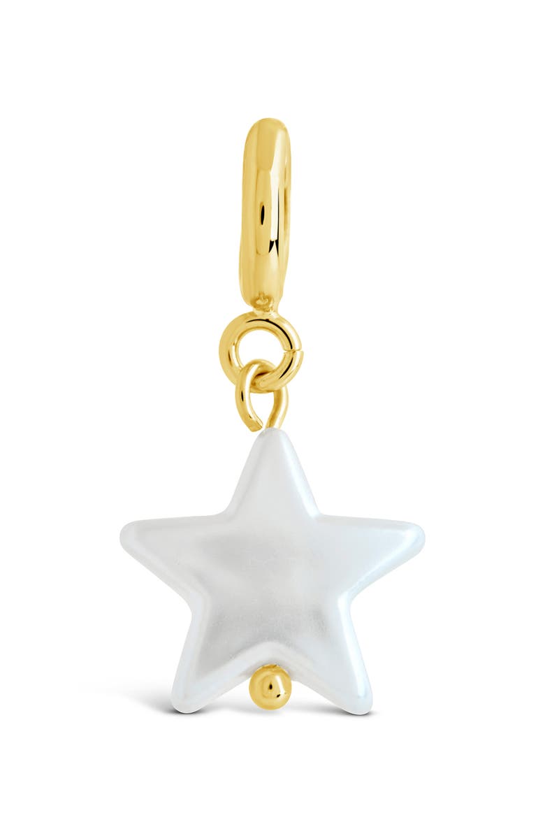 Sterling Forever Freshwater Pearl Star Enhancer, Main, color, Gold