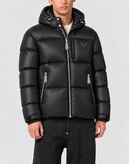 PHILIPP PLEIN Shiny Nylon Puffer Jacket Men