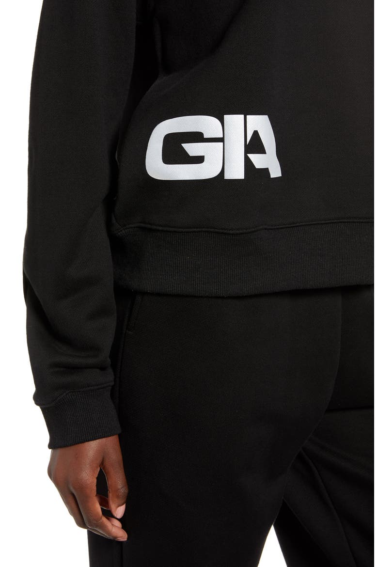 Taja Sweatshirt, Alternate, color, BLACK