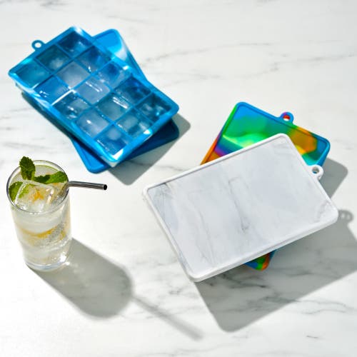 Host 1.25" Ice Cube Tray With Lid In Multi