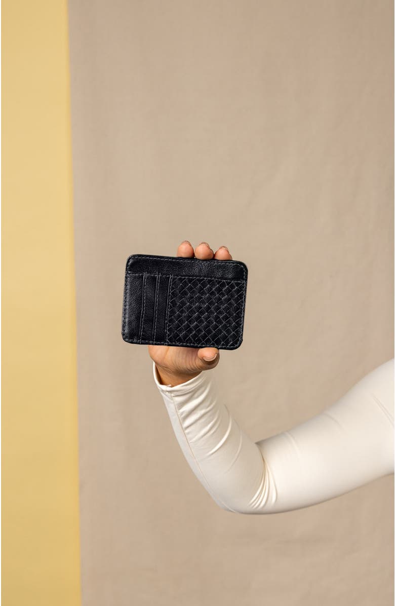 Deux Mains Slim ID Case, Alternate, color, Black