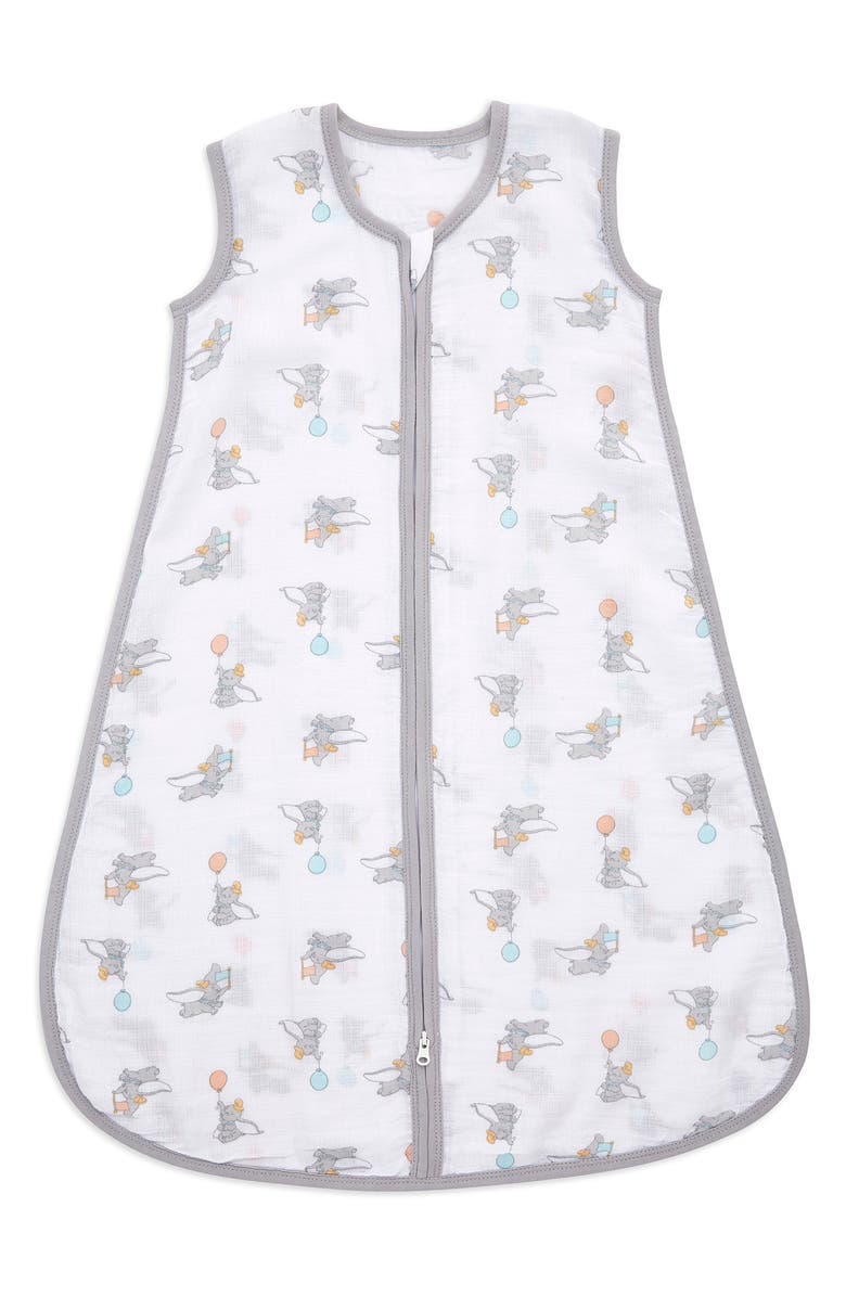 aden + anais ADEN AND ANAIS Disney Dumbo Muslin Sleeping Bag, Main, color, 
