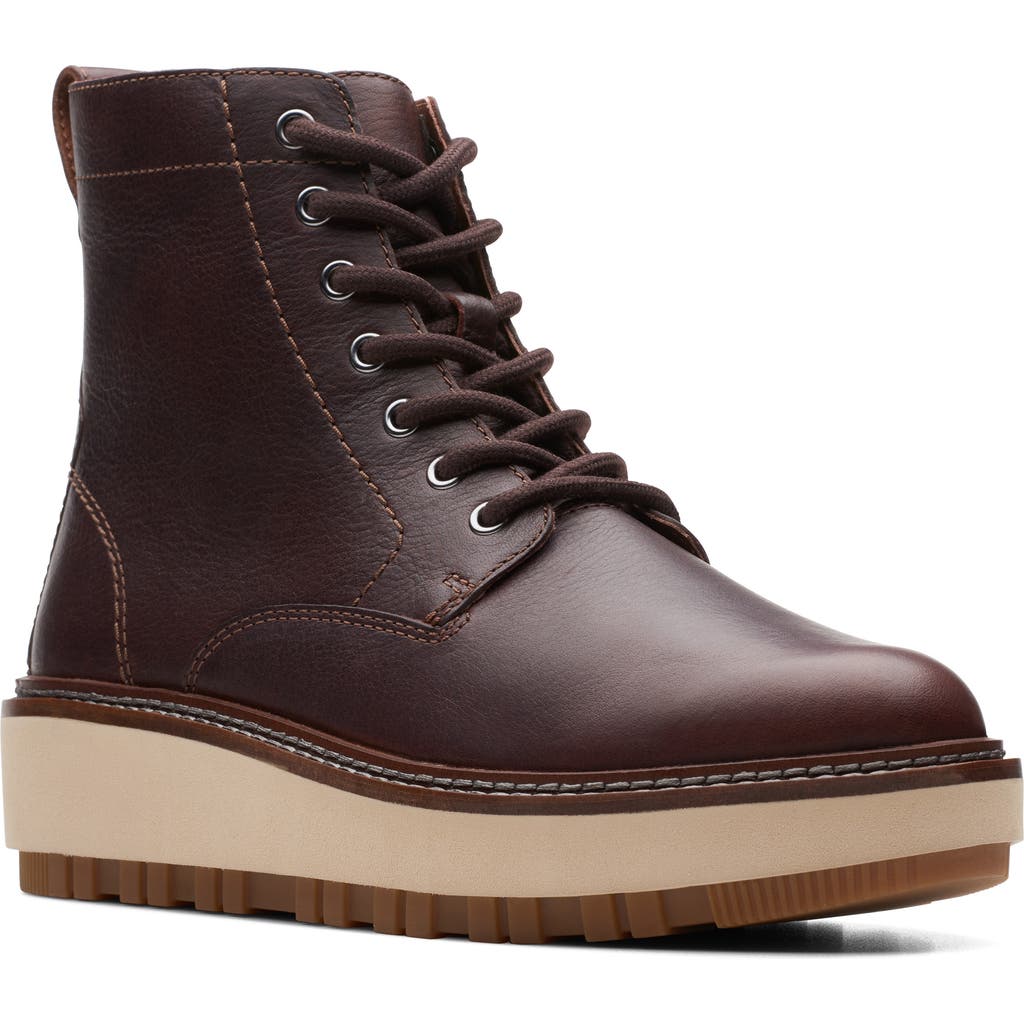 Clarks ® Orianna Lace-up Boot In Brown
