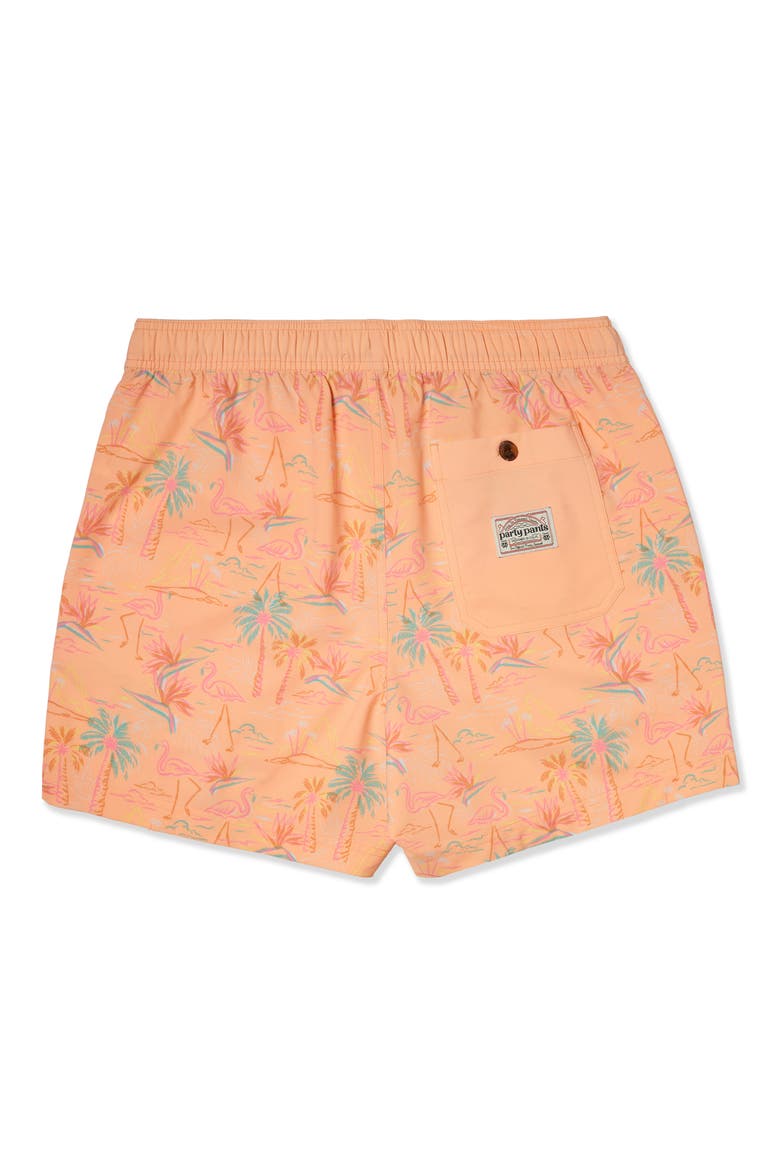 Whatha Flock Party Starter 5-Inch Swim Trunks, Alternate, color, CORAL