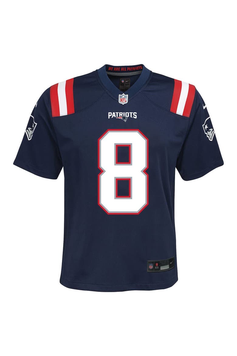 Youth Nike Stefon Diggs Navy New England Patriots Team Game Jersey, Alternate, color, Navy