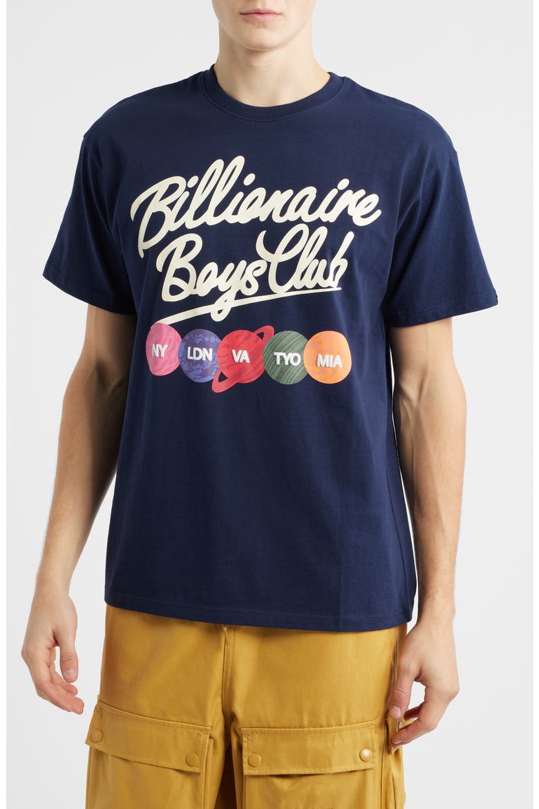 BB Align Cotton Graphic T-Shirt, Main, color, NAVY BLAZER