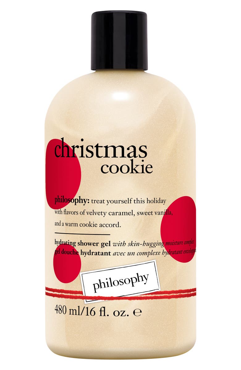 philosophy christmas cookie hydrating shower gel, bubble bath 
shampoo, Main, color, 