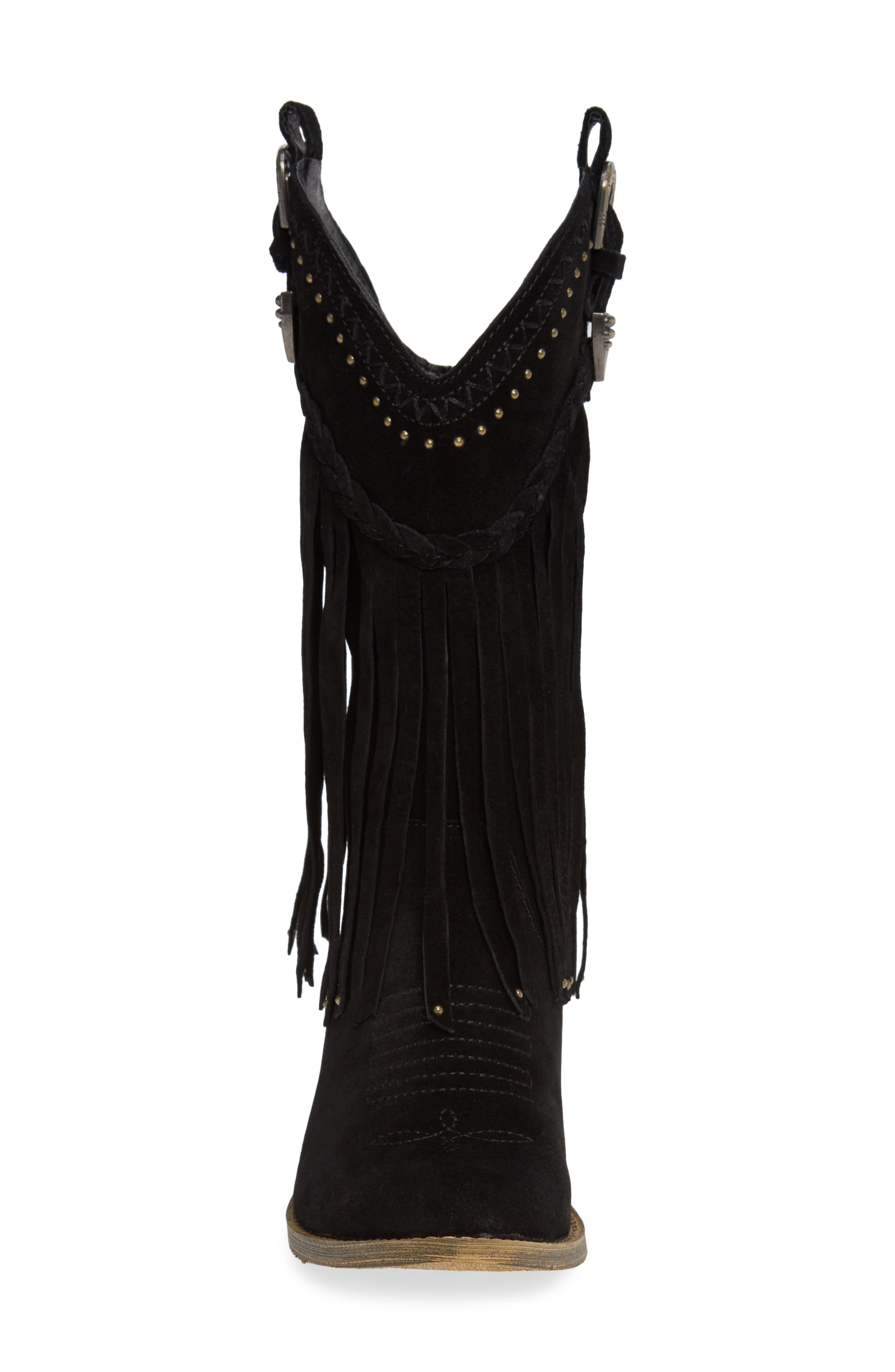 Very Volatile Anderson Fringe Western Boot, Alternate, color, 