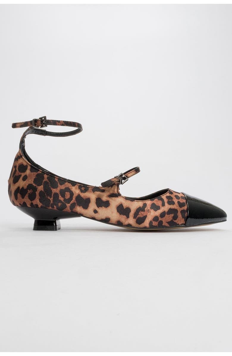 Prologue Shoes Uster Low Heel Mary Jane Pump, Alternate, color, Leopard Pattern