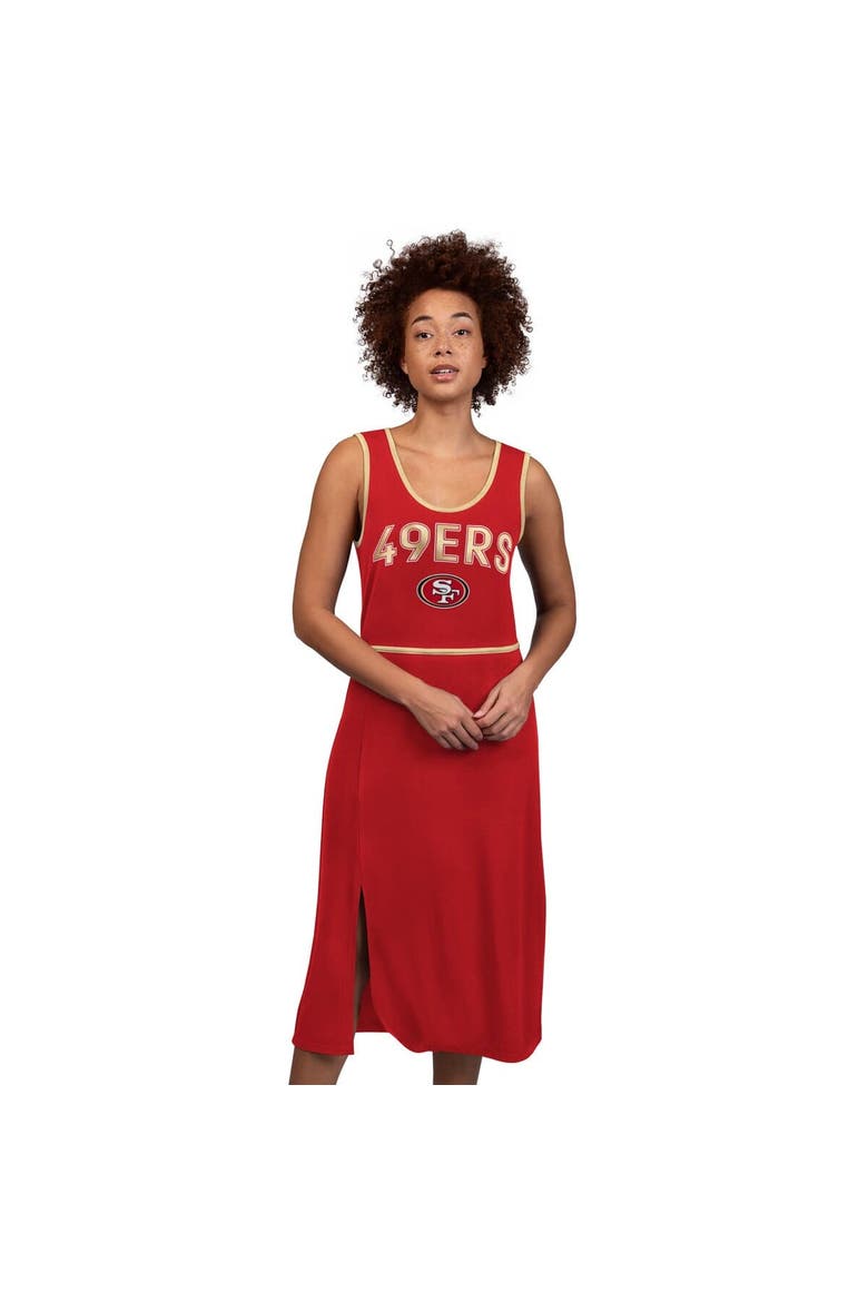 Women's G-III 4Her by Carl Banks  Scarlet San Francisco 49ers Center Field Maxi Dress, Alternate, color, Scarlet