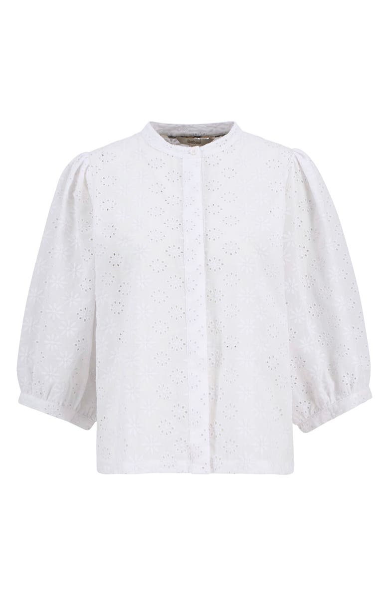 Barbour Layla Embroidered Top, Alternate, color, 