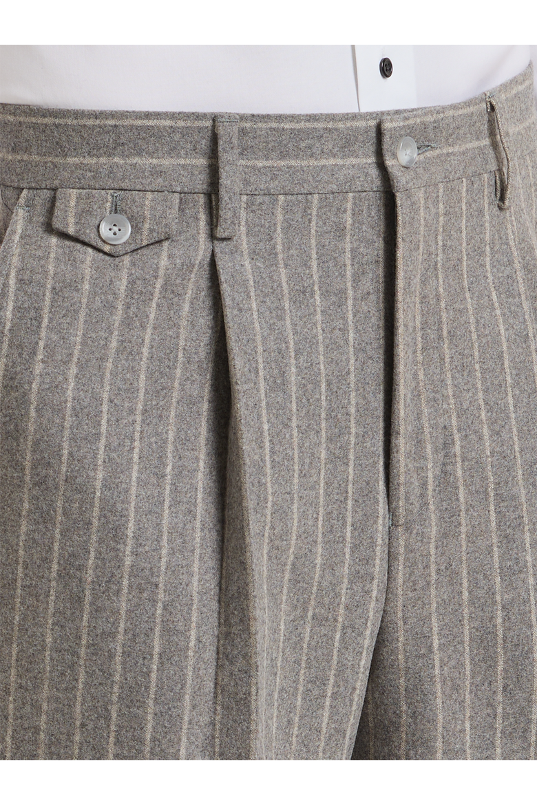 Finished Pleated  Front Pants, Alternate, color, Grey