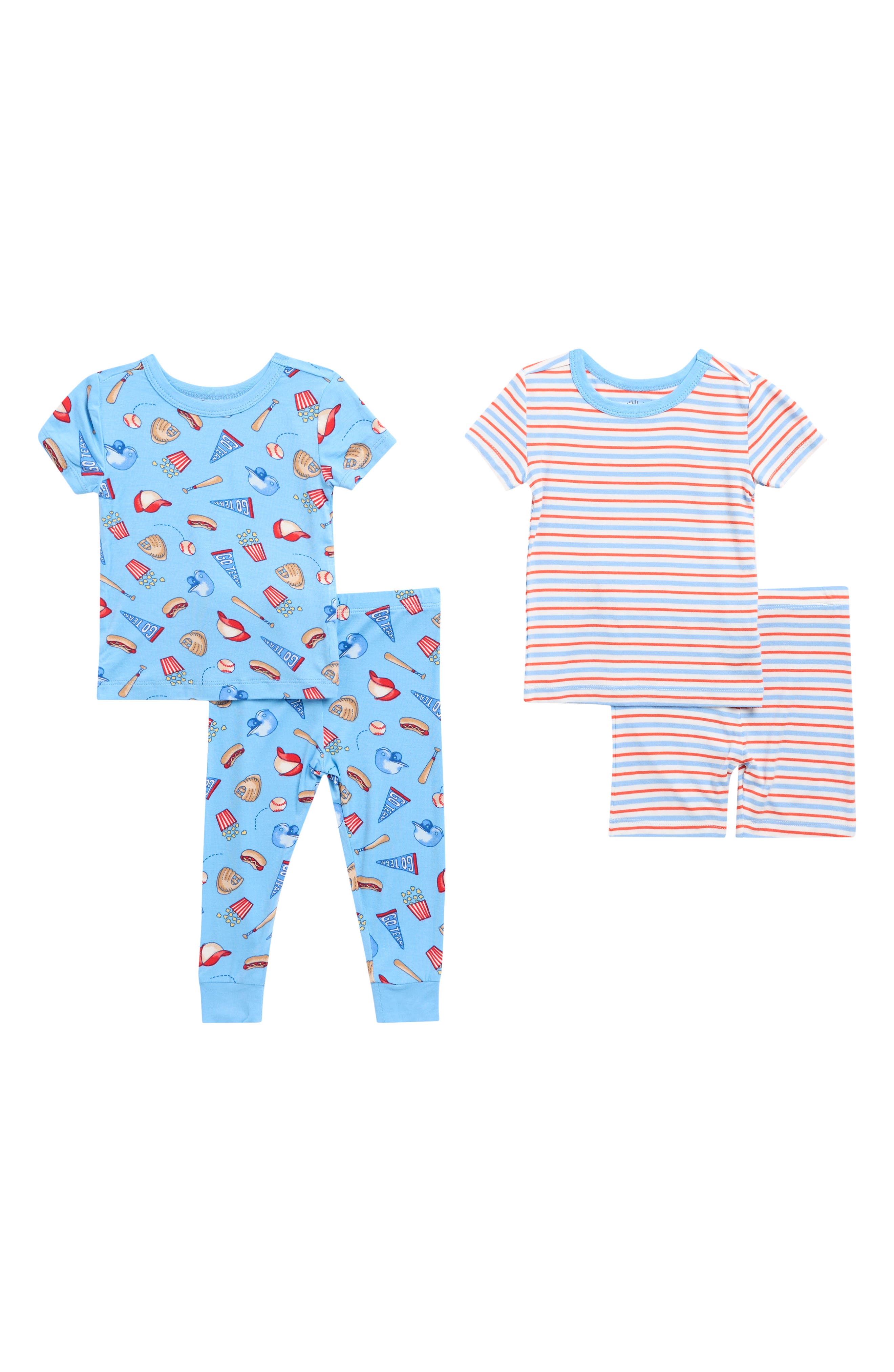 Little Me 2-Pack Home Run Stretch Viscose Pajamas Set