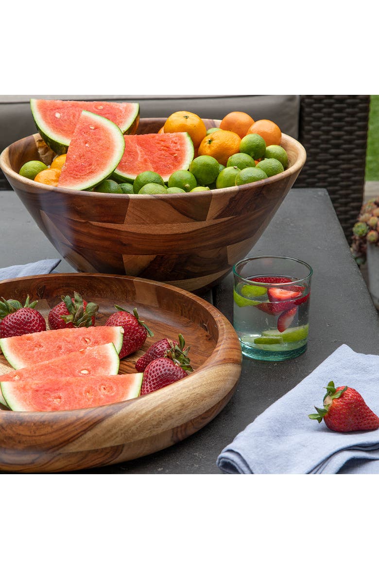 Bumi Salad Bowl, Alternate, color, Natural