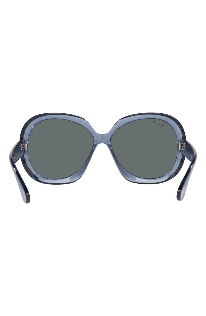 Ray-Ban Transparent 60mm Polarized Butterfly Sunglasses, Alternate, color,