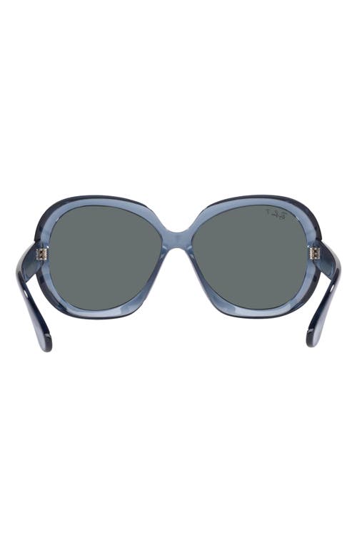 Ray Ban Jackie Ohh Ii Transparent Grey Butterfly Ladies Sunglasses Rb4098 659281 60 In Blue