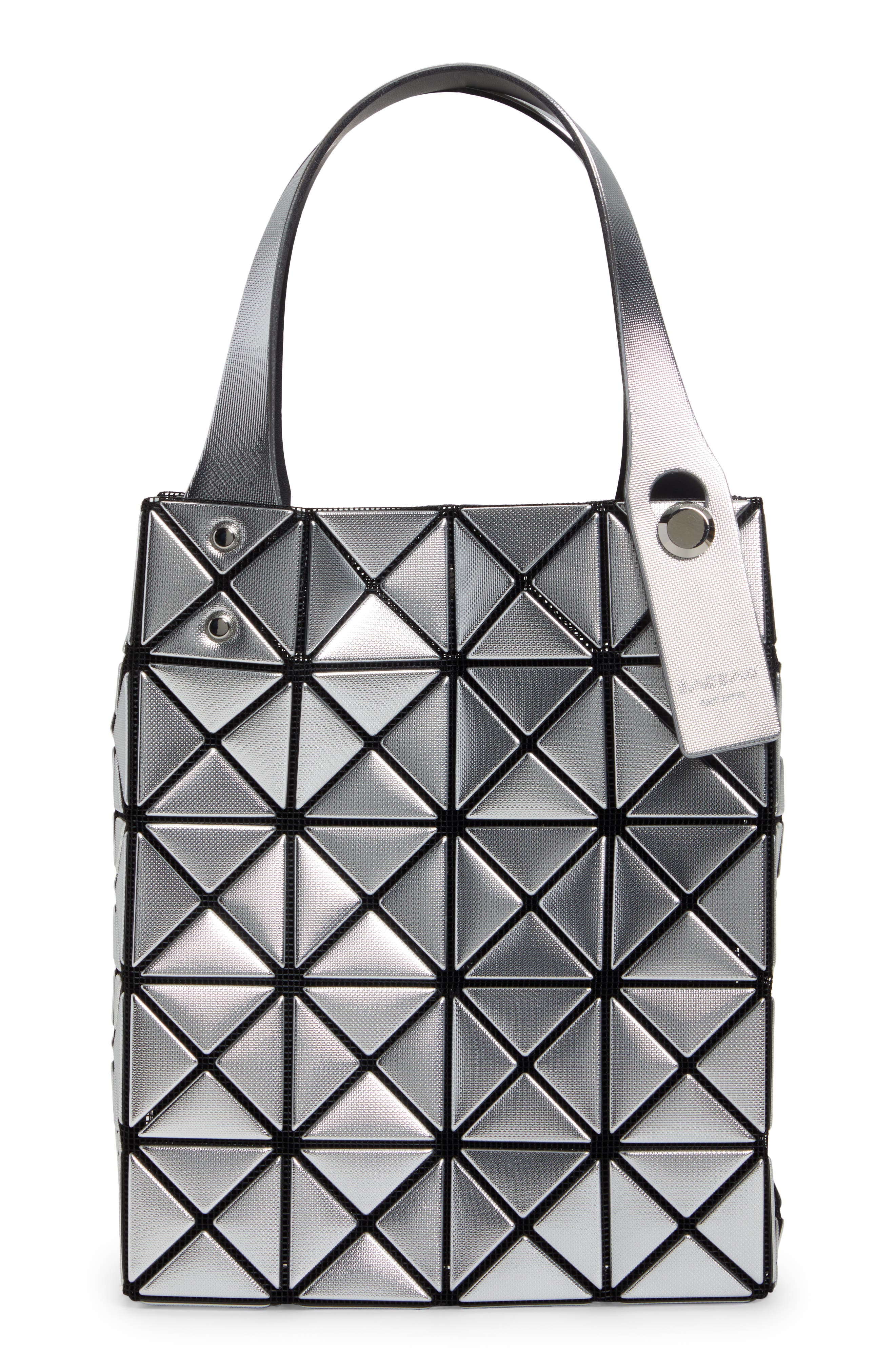 Bao Bao Issey Miyake Mini Platinum Coffret Tote, Alternate, color, Silver