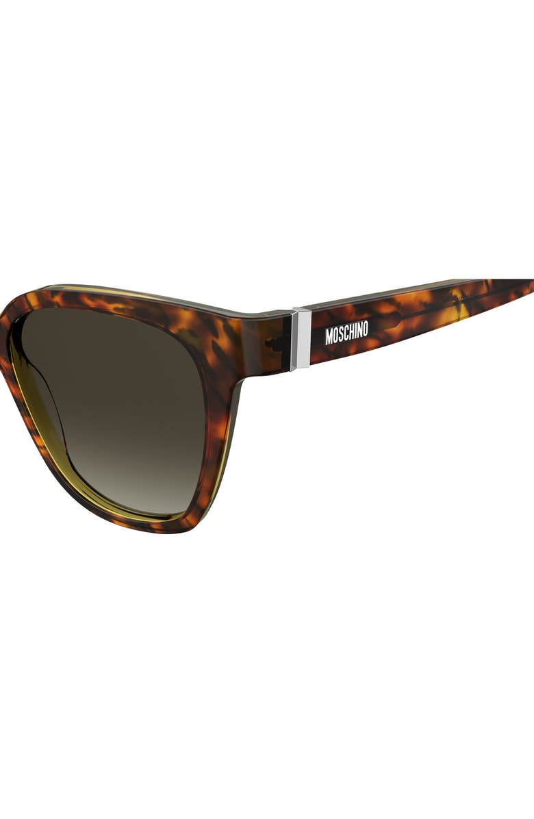 Moschino 55mm Cat Eye Sunglasses, Alternate, color,