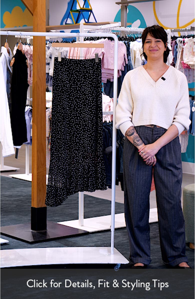 Flounce Midi Skirt, sales video thumbnail