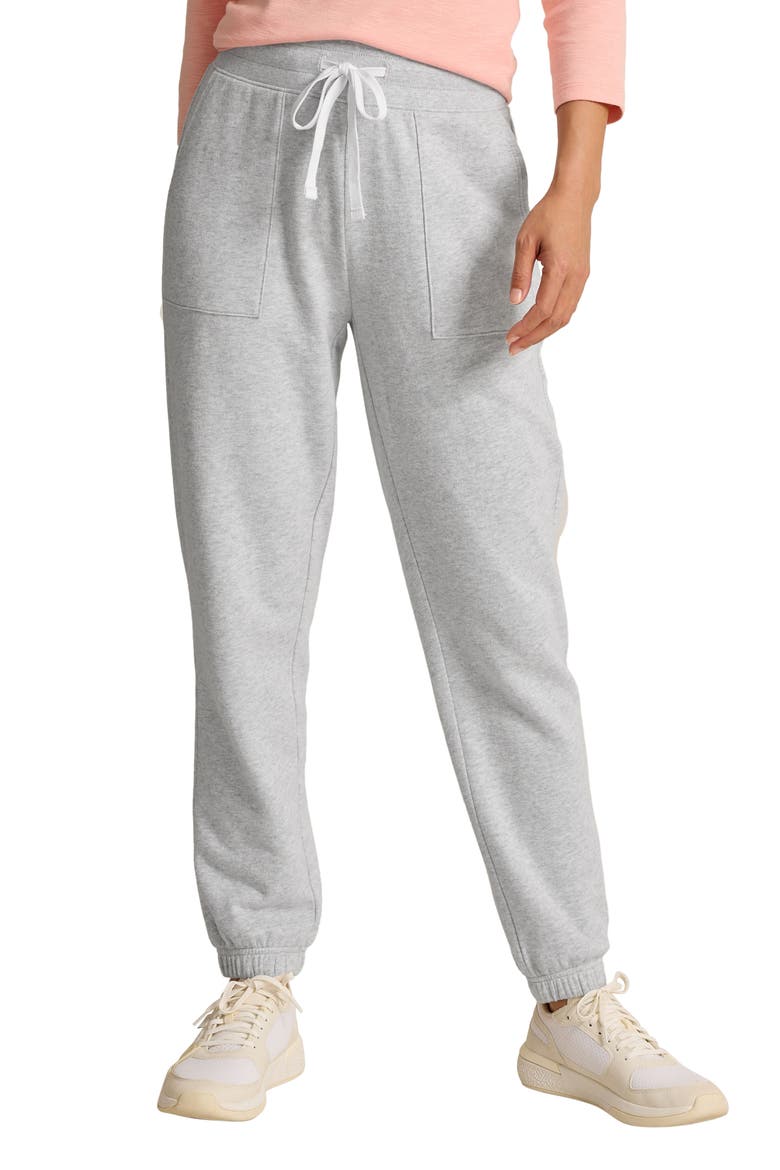 Marina del Mar Cotton Fleece Joggers, Main, color, SUMMER GREY HEATHER