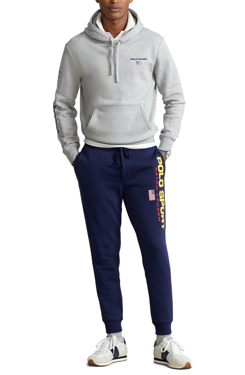 Polo Ralph Lauren Sport Logo Fleece Hoodie, Alternate, color,