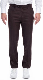 VELLAPAIS Cita Herringbone Straight Leg Pants