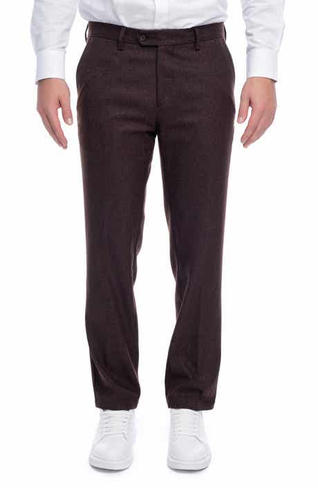 VELLAPAIS Cita Herringbone Straight Leg Pants