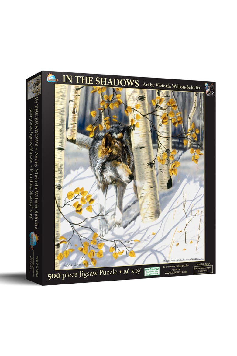 In the Shadows 500 piece Jigsaw Puzzle for Adults, Main, color, Multicolor
