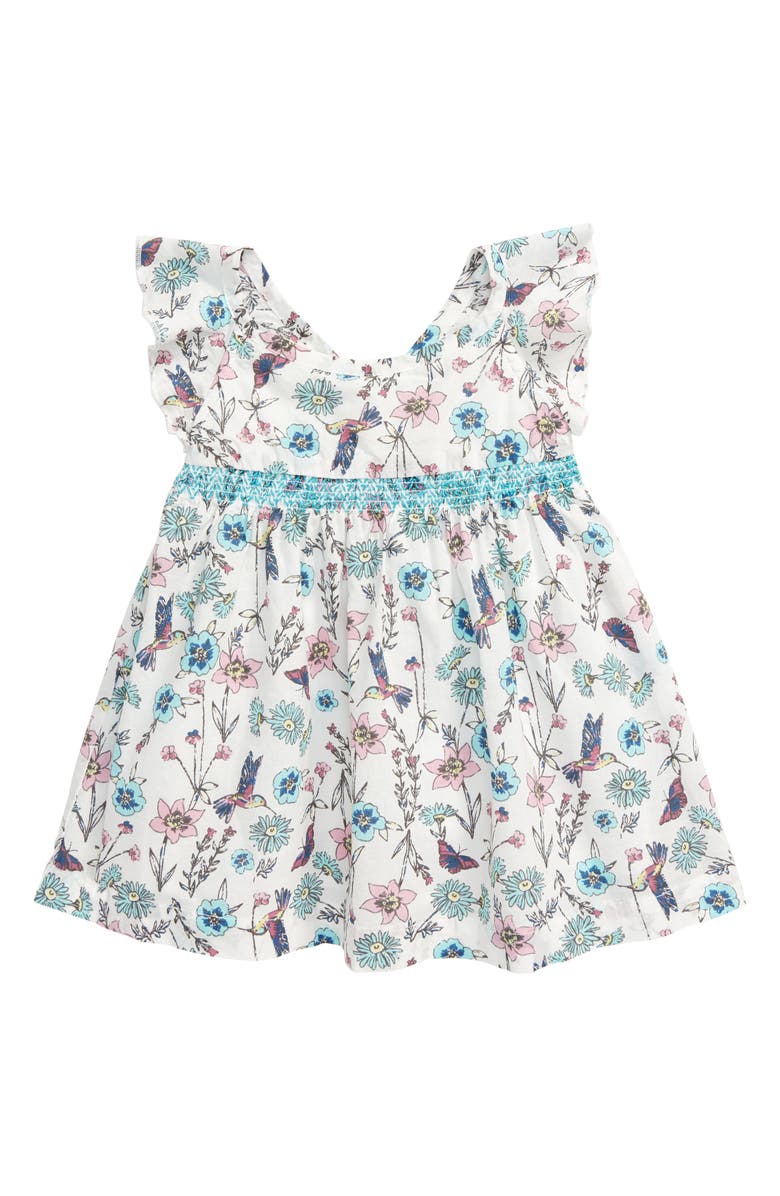 Peek Essentials Ela Floral Ruffled Dress, Main, color, 