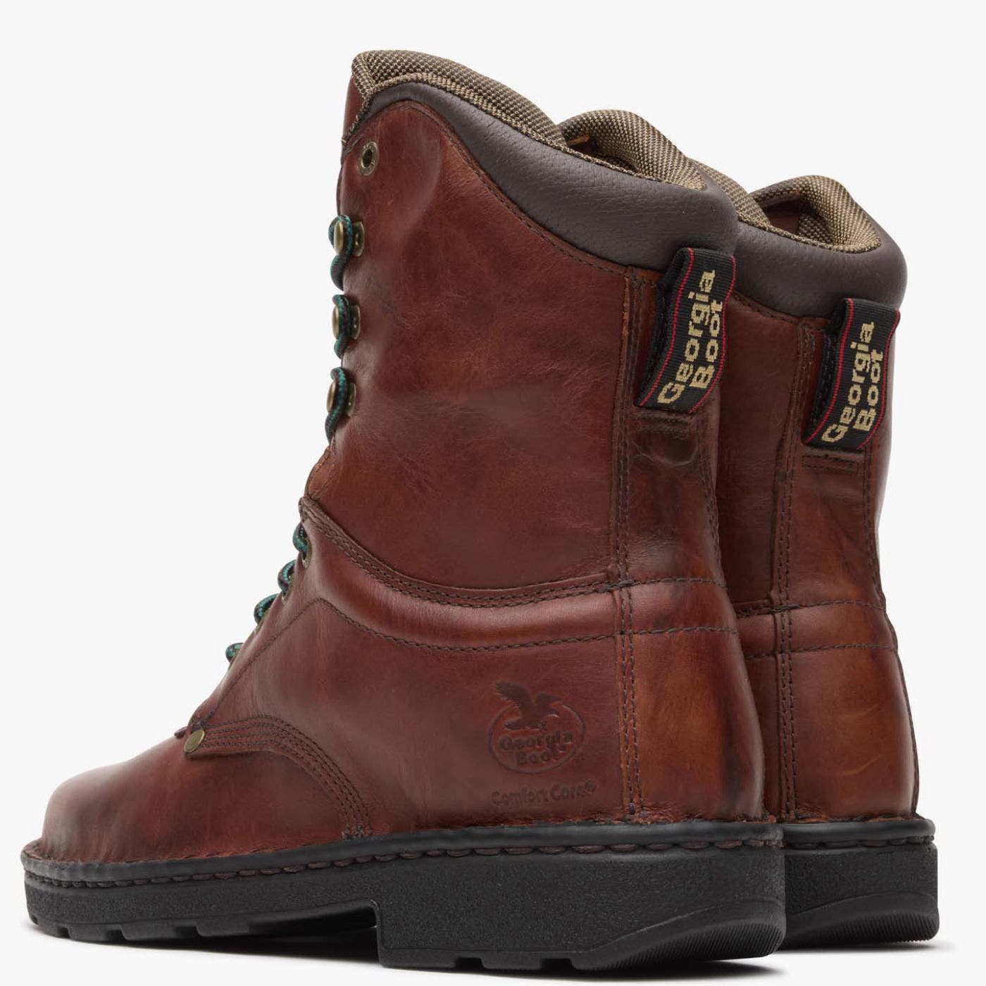 Georgia Boot Padded Eagle Light Work Boot, Alternate, color, Russet Wildwood