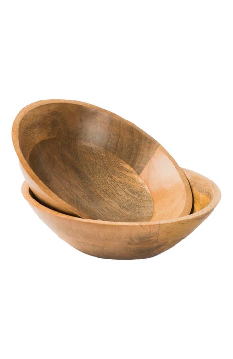 Woodform Stackable Bowls - Natural