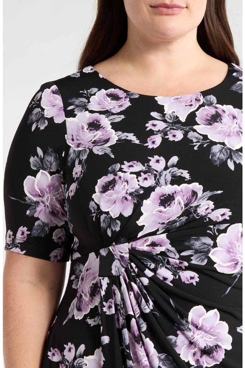 Mock Wrap Dress, Alternate, color, LILAC