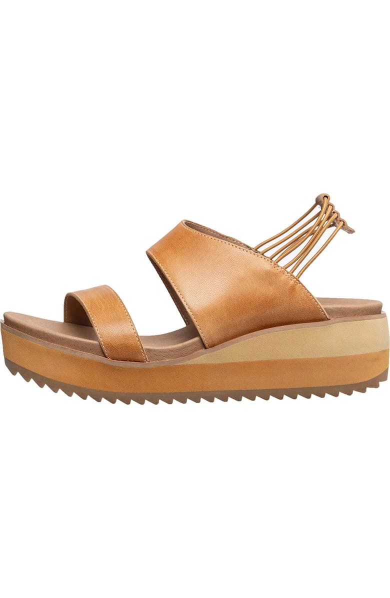 ANTELOPE Cachet Platform Wedge Sandal, Alternate, color, Taupe