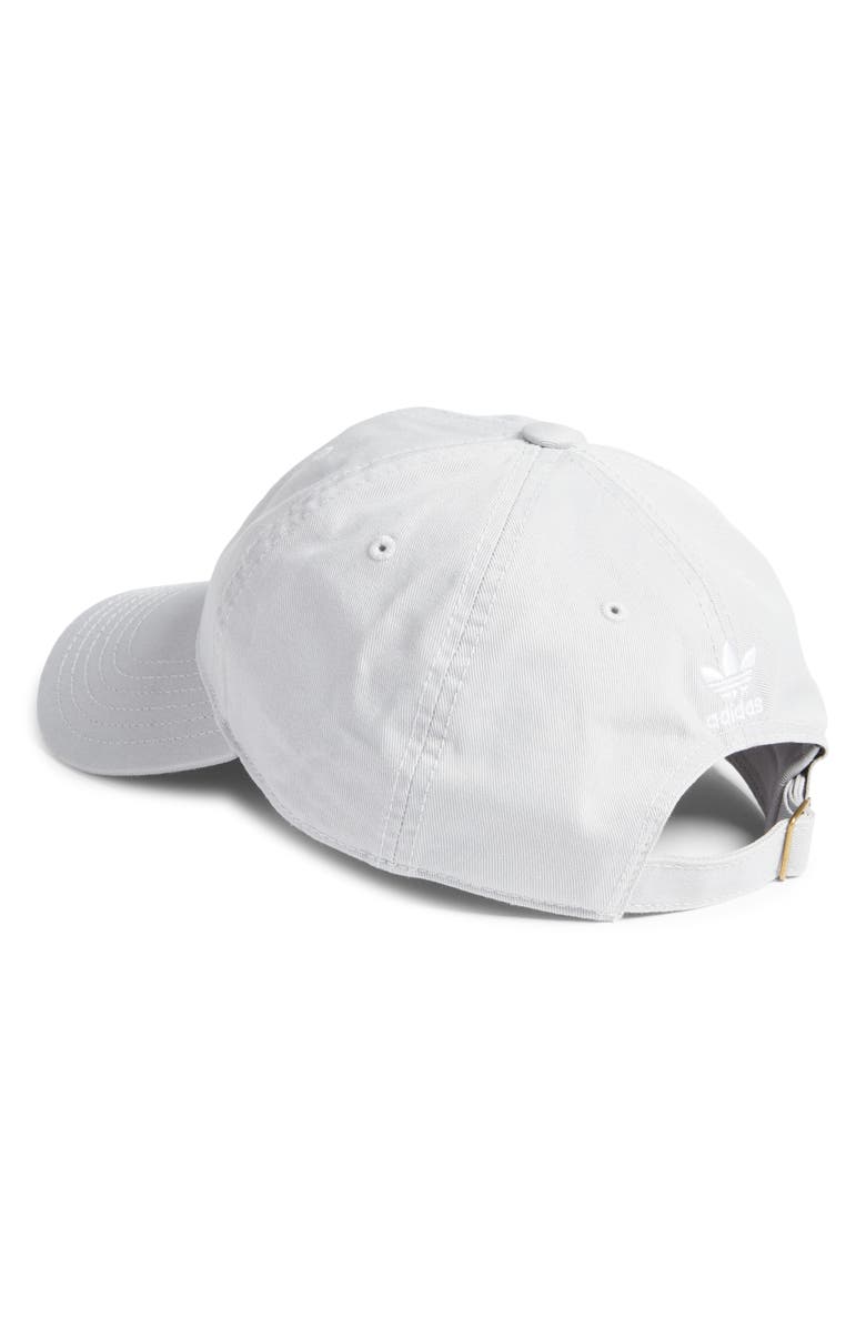 adidas Originals Relaxed Baseball Cap, Alternate, color, Light Grey
