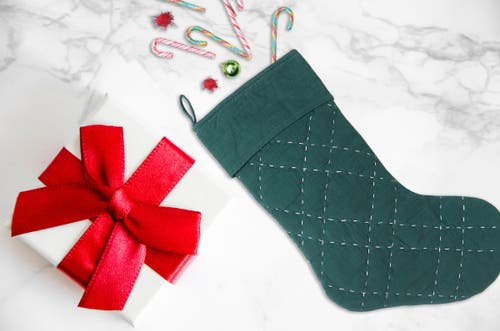Carol & Frank Elliot Jungle Stocking In Green