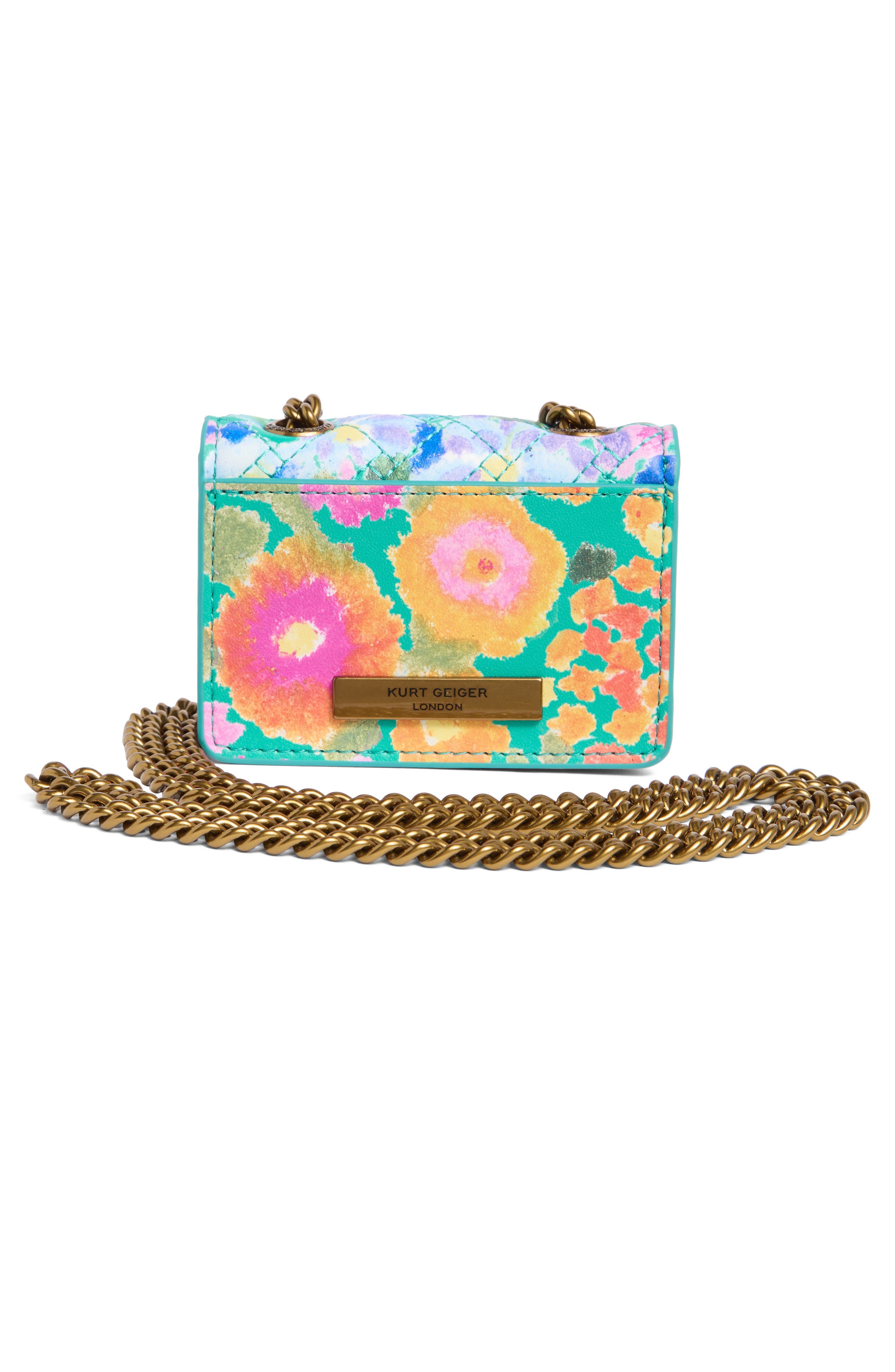 Kurt Geiger London Micro Kensington Floral Crossbody Bag, Alternate, color, 