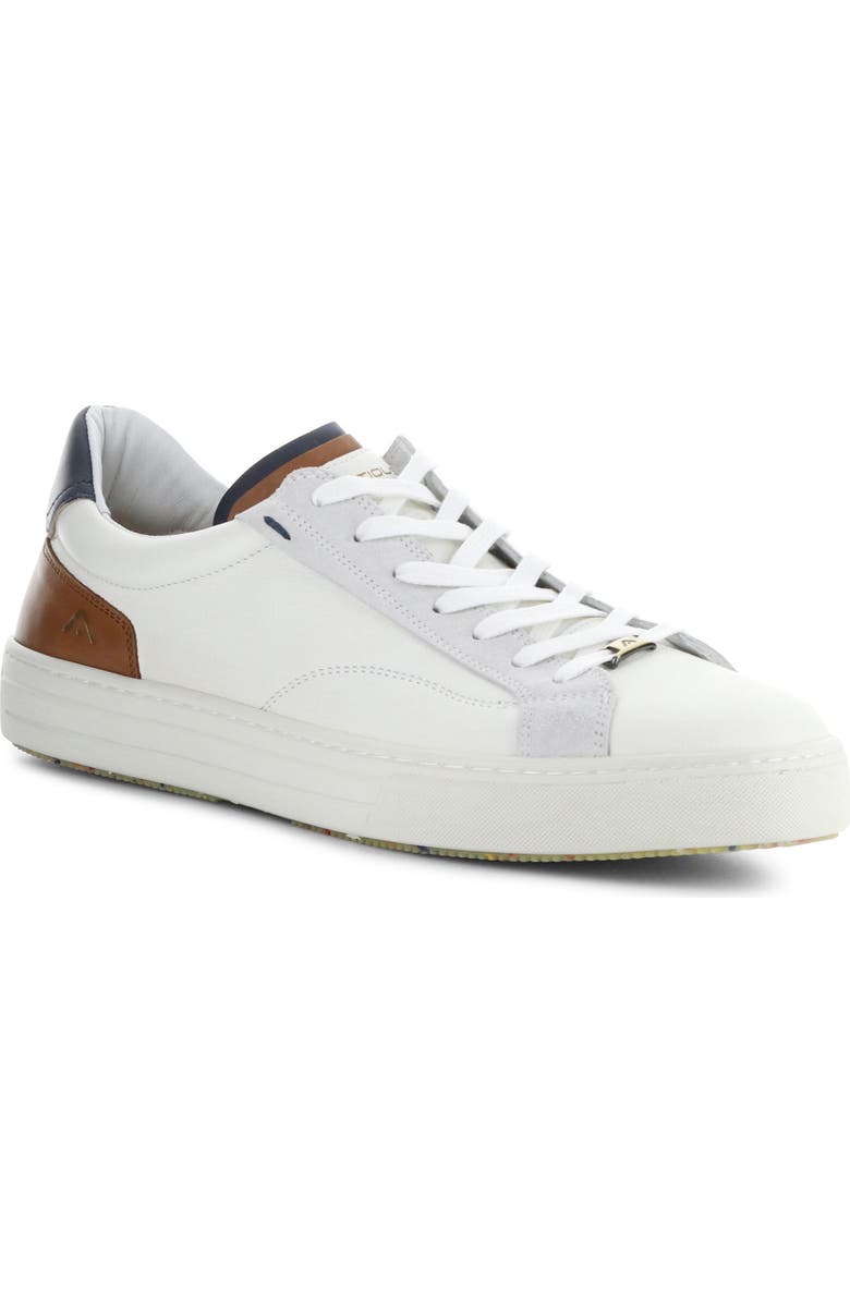 Ambitious 11218 Low Top Sneaker, Main, color, Off White/ Cognac Leather