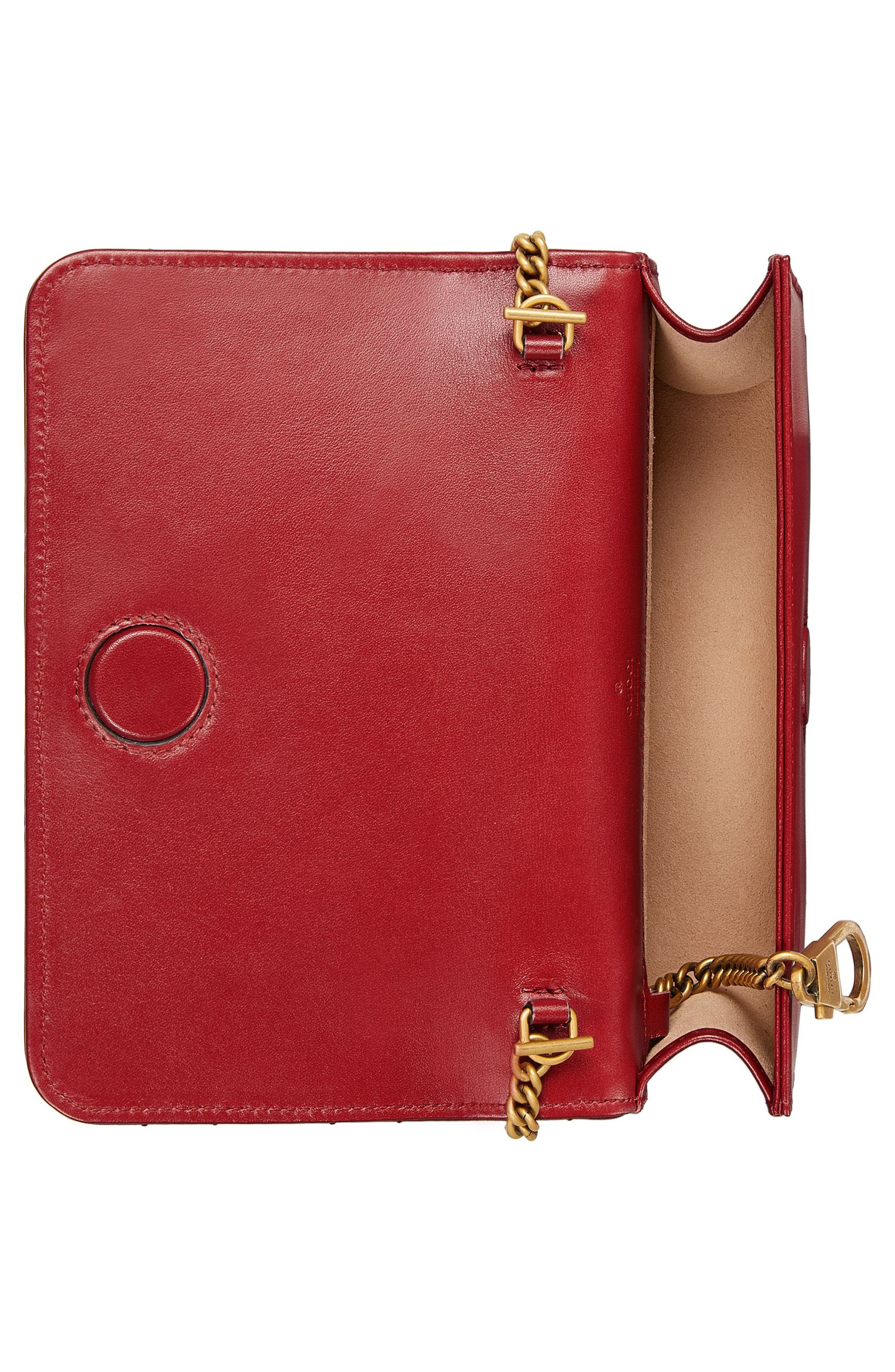 Gucci Leather Shoulder Bag, Alternate, color, 